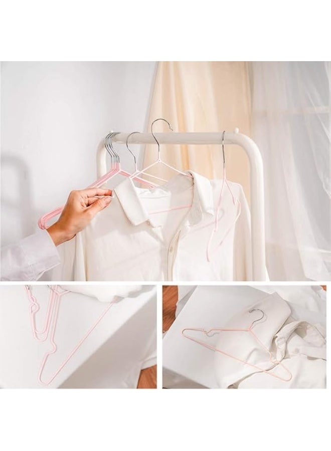 شماعة ستانلس ستيل مغطاة بالسليكون 30 قطعه متعدده الالوان - Image 3